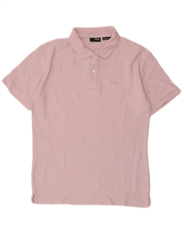 Fila herre polo shirt lille lilla bomuld