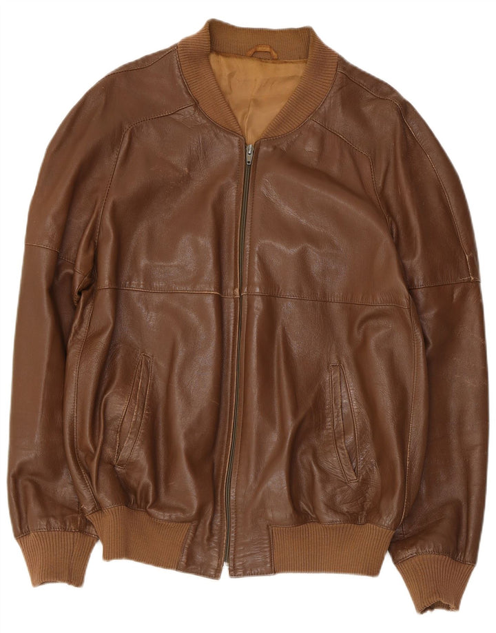 Anfor Dame Slim Fit Læderjakke IT 54 2XL Brun
