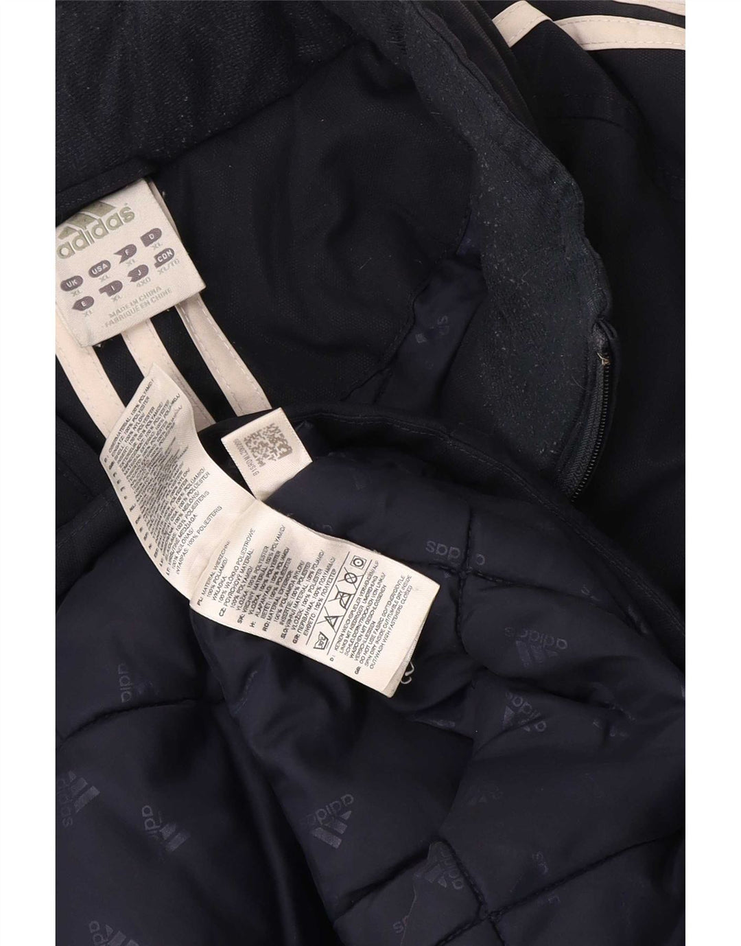 Adidas Polstret Herrejakke UK 42 XL Navy Blue Polyester
