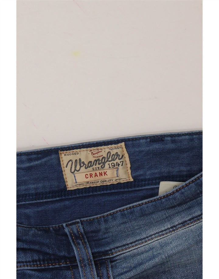 WRANGLER Mens Crank Denim Shorts W36 Large Blue Cotton Vintage Wrangler and Second-Hand Wrangler from Messina Hembry 