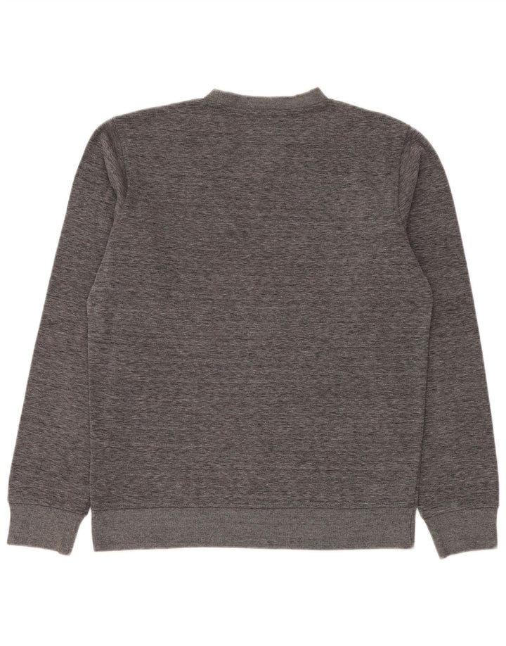 Quiksilver Herre Regular Fit Sweatshirt Jumper Medium Grey Flecked Polyester