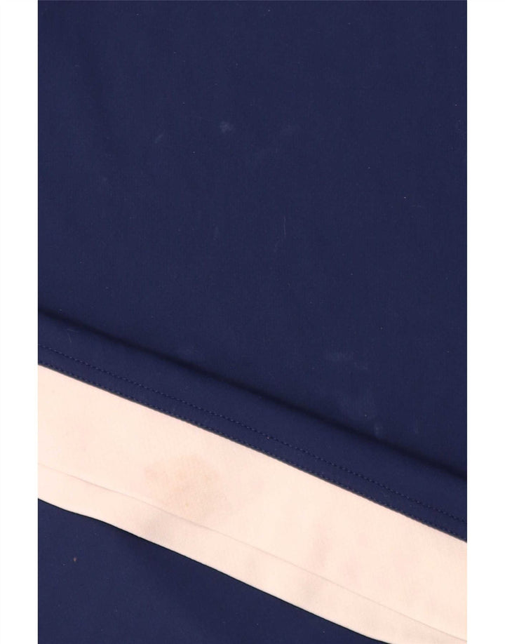 Adidas Herre Climalite T-Shirt Top Stor Marineblå Colourblock Polyester