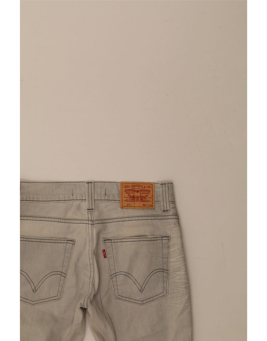 LEVI'S Womens 511 Slim Jeans W31 L31 Grey Vintage Levi's and Second-Hand Levi's from Messina Hembry 