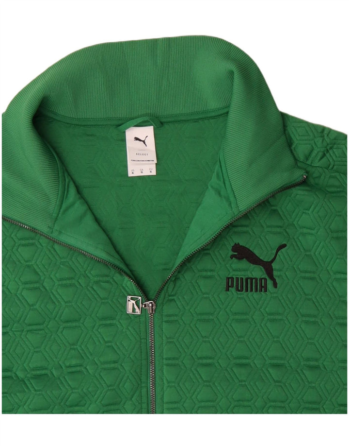 Puma Træningsdragt Topjakke XL Grøn Geometrisk Polyester