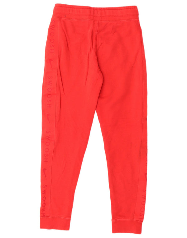 Nike Boys Swoosh Grafisk træningsdragt Bukser Joggers 8-9 år Small Red