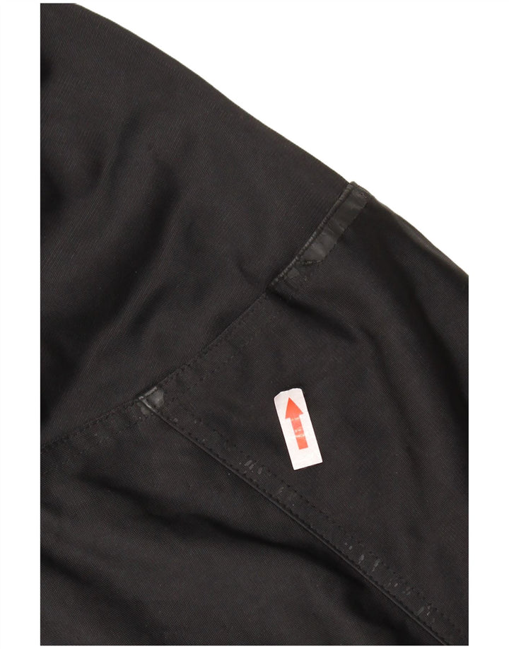 ADIDAS Dame Oversized hættetræningsdragt Topjakke UK 14 Large Sort