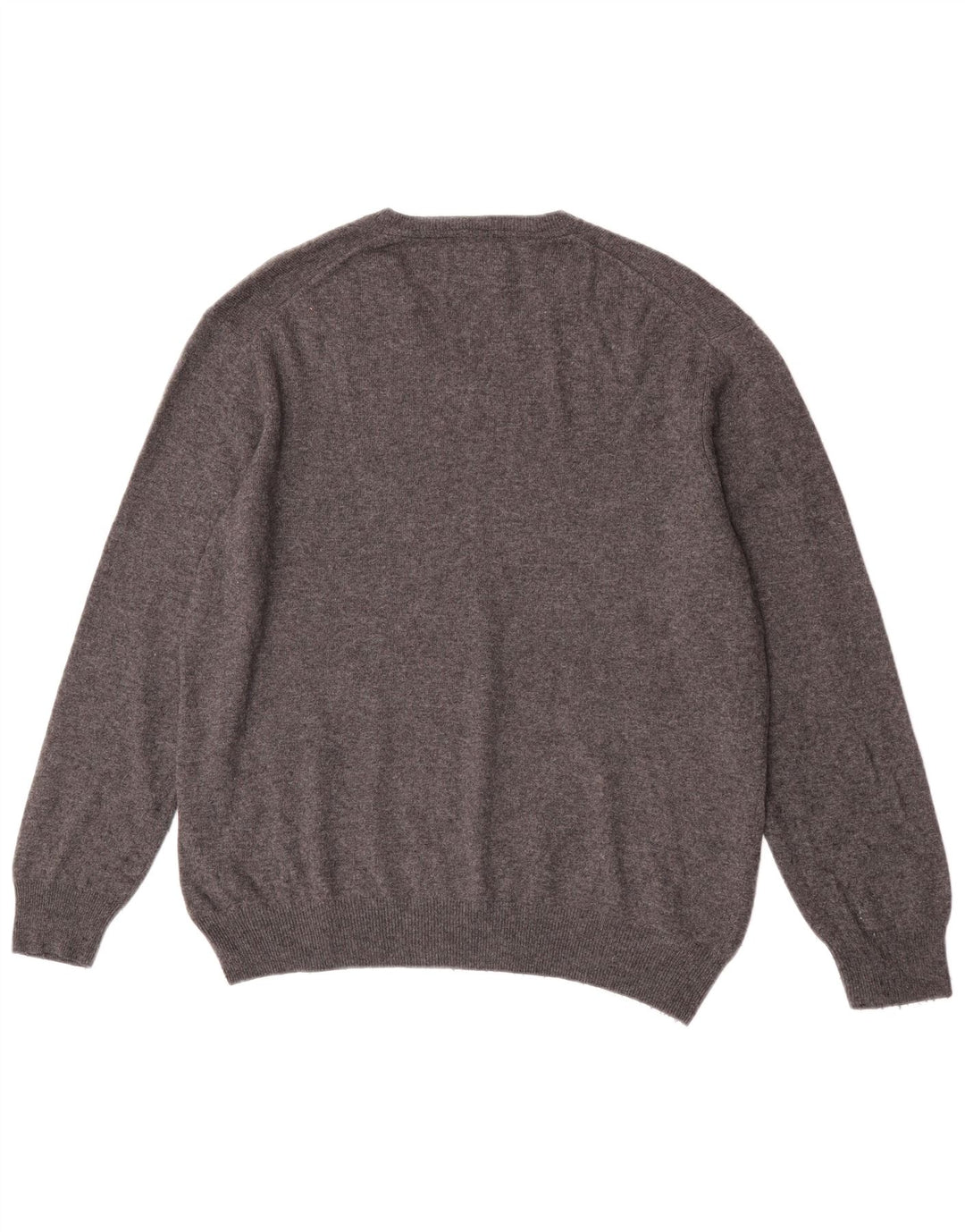 Marks & Spencer Herre Blue Harbor V-hals sweater XL Grå uld