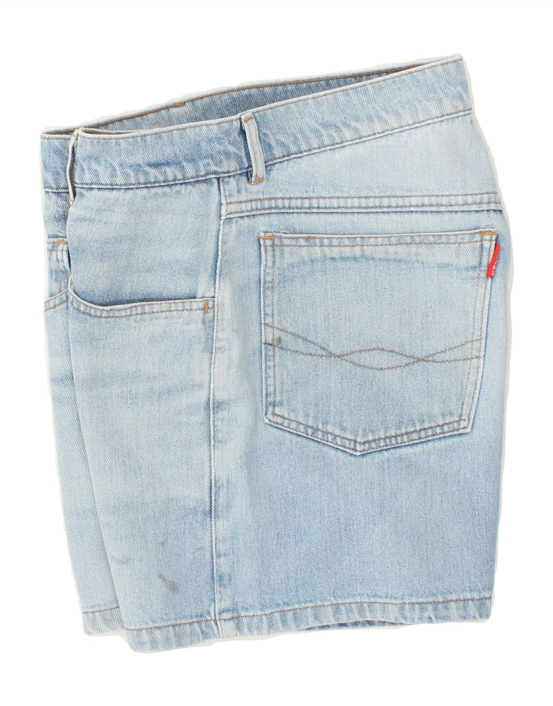 VINTAGE Womens Denim Shorts W32 Large Blue Vintage Vintage and Second-Hand Vintage from Messina Hembry 