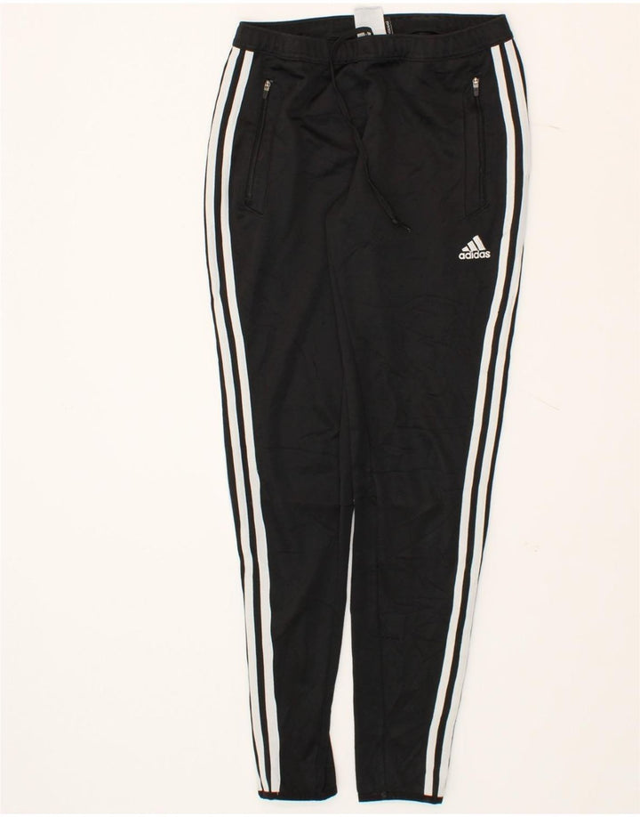 ADIDAS Womens Climacool Tracksuit Trousers UK 8/10 Small  Black Polyester Vintage Adidas and Second-Hand Adidas from Messina Hembry 
