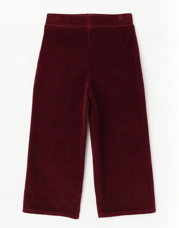 Marks & Spencer Womens Tracksuit Bukser med brede ben UK 16 Large Burgundy
