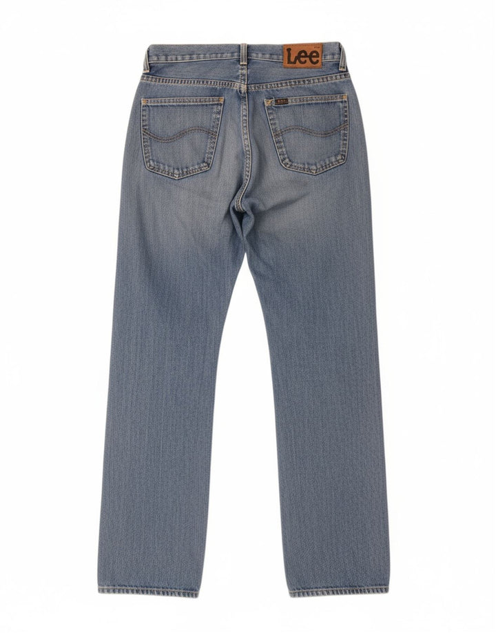 LEE Mens Seattle Straight Jeans W30 L34 Blue Cotton
