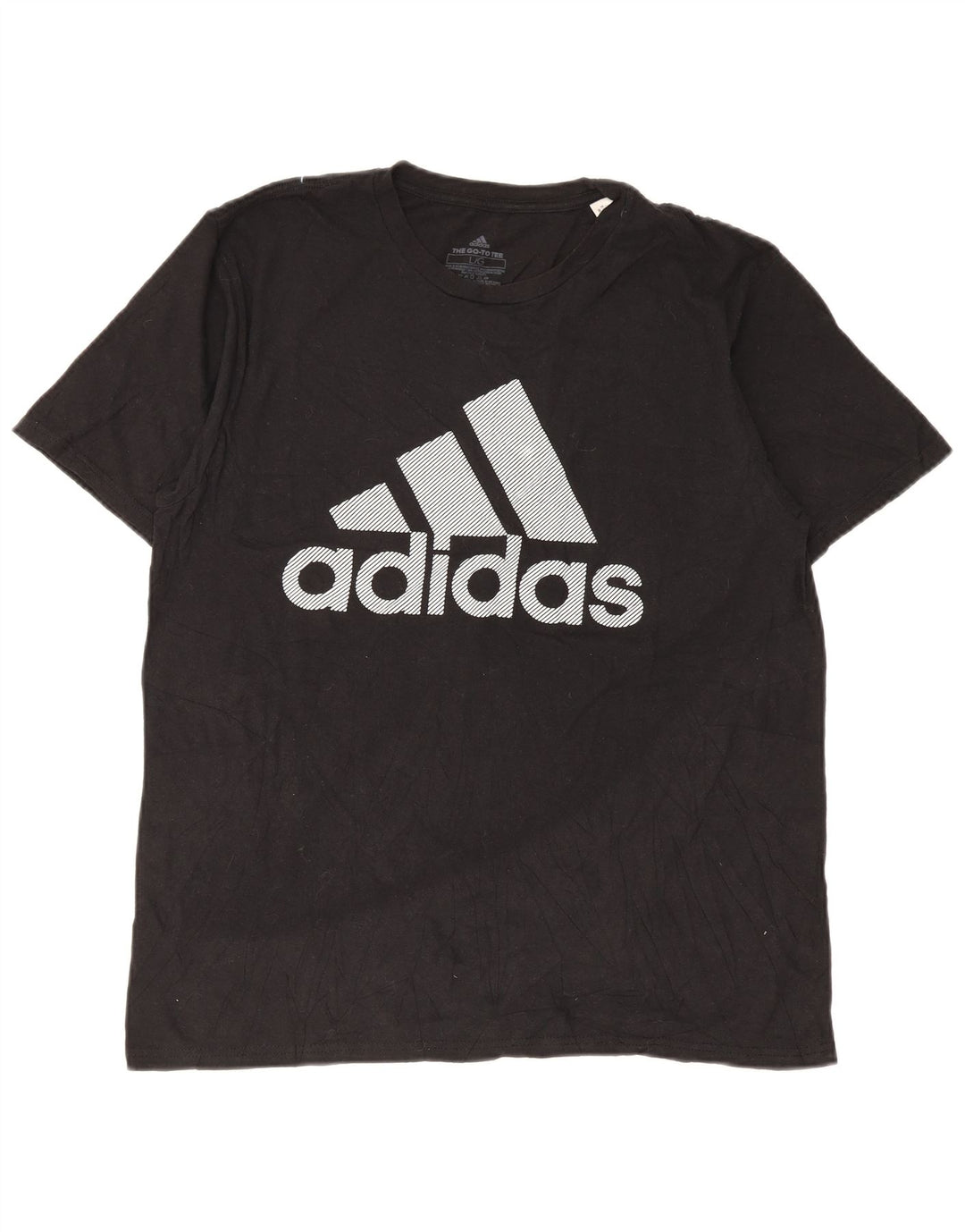 Adidas Grafisk T-shirt top til mænd, stor sort