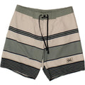 COAST Mens Swimming Shorts XL  Green Striped Polyester Vintage Coast and Second-Hand Coast from Messina Hembry 