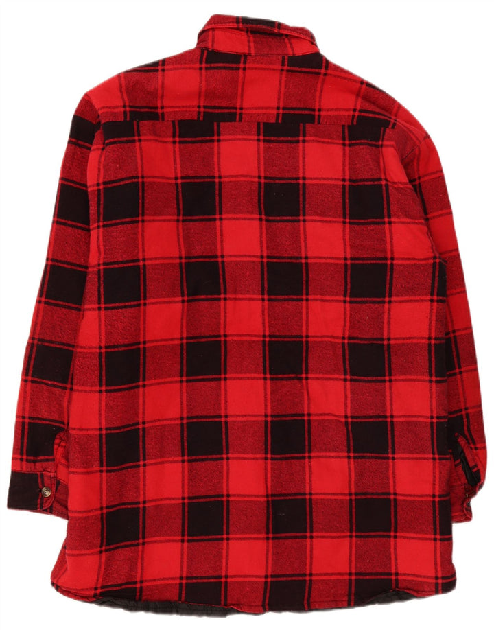 Elutex Herre Lumberjack Flanell Shirt XL Rød Ternet Bomuld