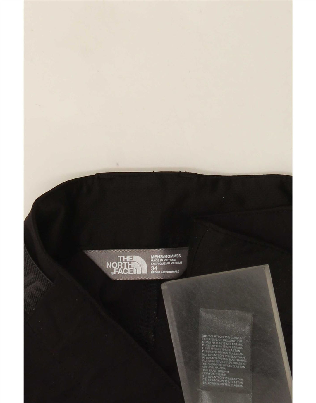 The North Face Herre Graphic Cargo Shorts W34 Large Black Nylon
