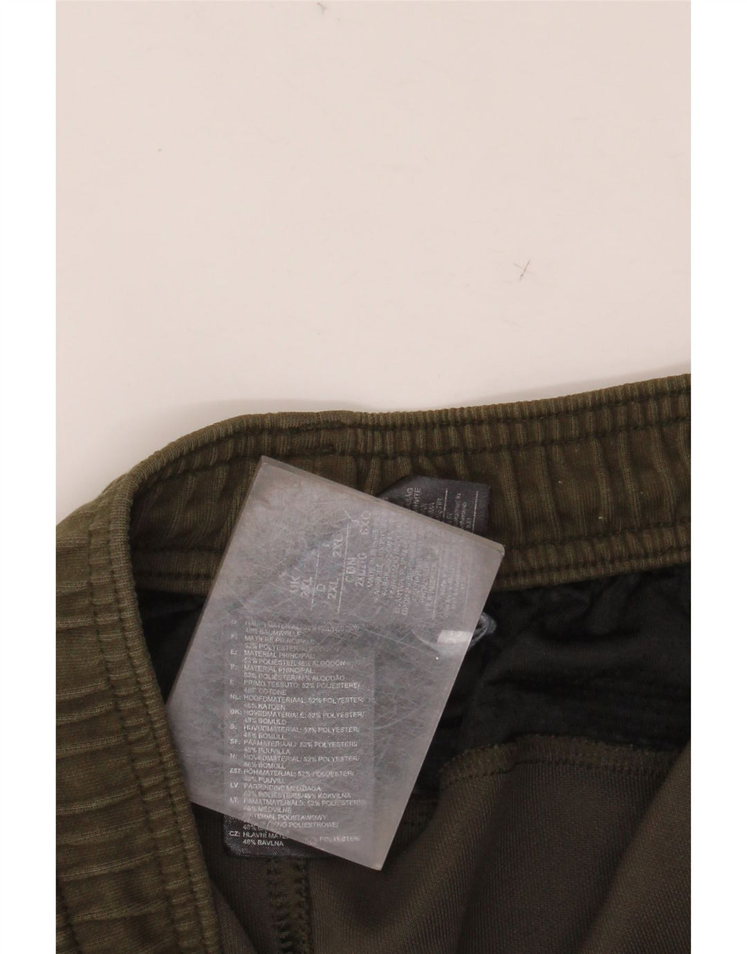 ADIDAS Træningsdragt til mænd Joggers 2XL Khaki Colourblock Polyester