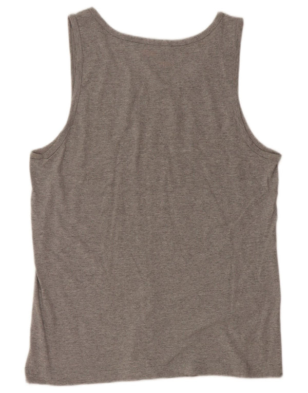 Vans Herre Classic Fit Grafisk Vest Top Medium Grå Bomuld