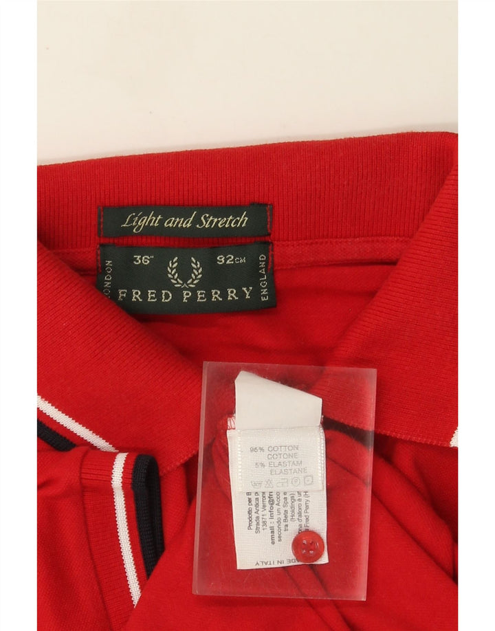 Fred Perry Herre poloshirt Lille rød bomuld