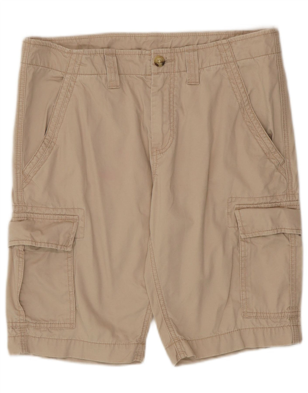 Tommy Hilfiger Herre Relaxed Fit Cargo Shorts W33 Medium Beige Bomuld