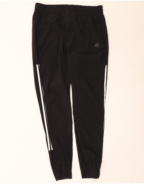 Adidas Dame Climalite træningsdragt Bukser Joggers UK 12/14 Medium Sort