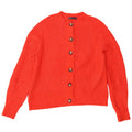 Marks & Spencer Dame Cardigan Sweater UK 14 Medium Orange Flecked Acryl