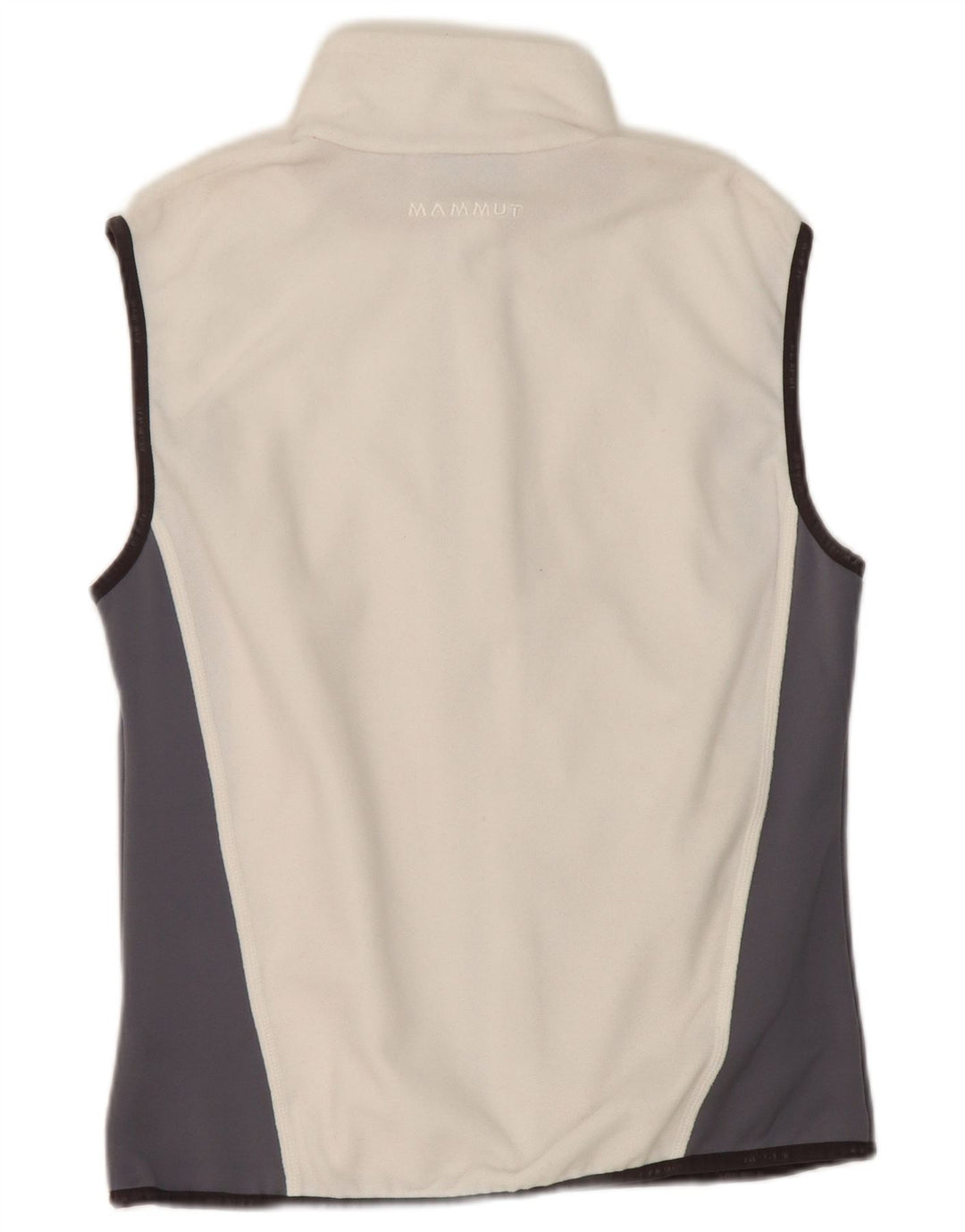 Mammut Dame Fleece Gilet UK 16 Large White Colourblock Polyester