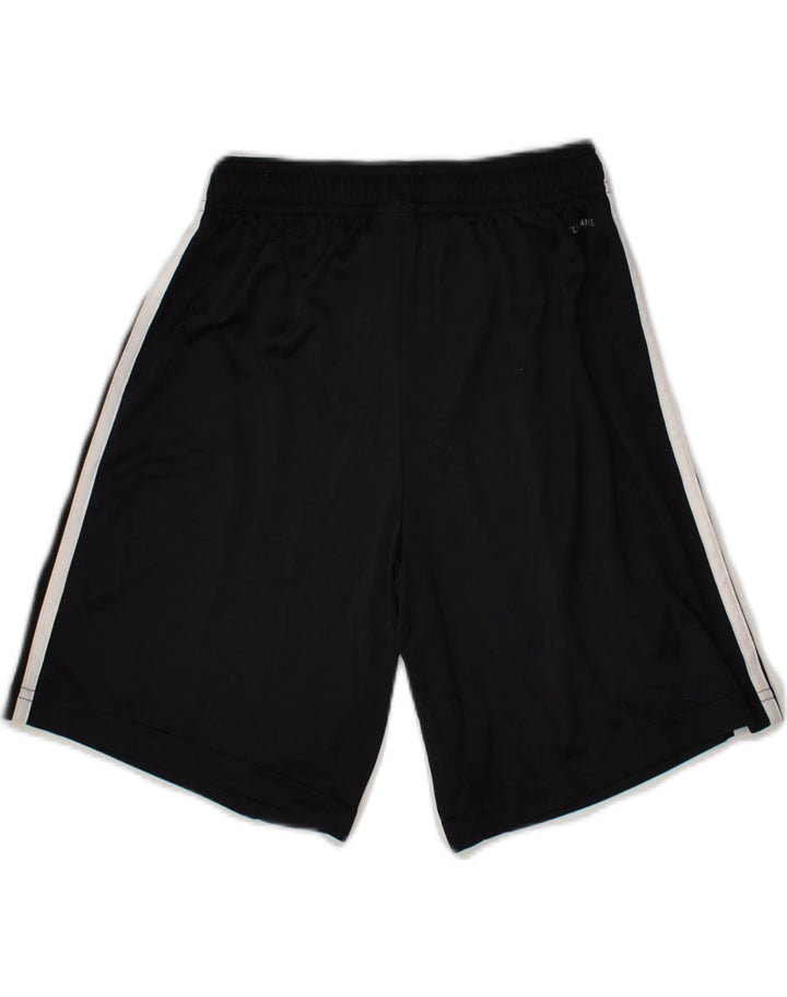 ADIDAS Boys Graphic Sport Shorts 11-12 Years Black Polyester | Vintage Adidas | Thrift | Second-Hand Adidas | Used Clothing | Messina Hembry 