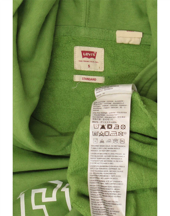 Levi's Standard grafisk hættetrøje til mænd, lille grøn bomuld