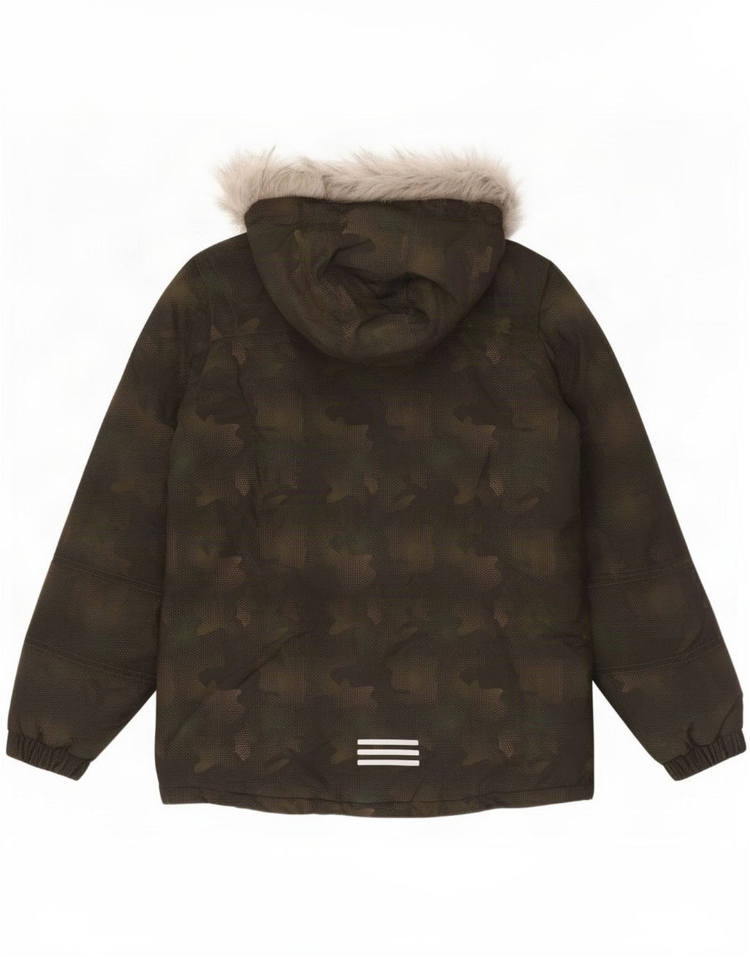 Mountain Warehouse Boys Windbreaker Jacket 12-13 år Khaki Camouflage