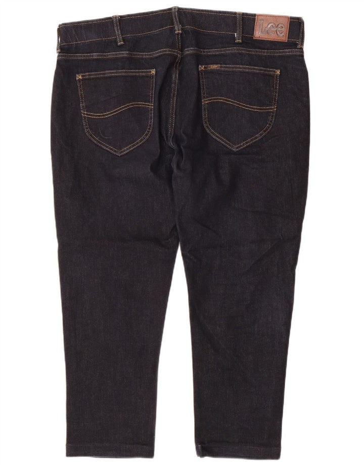 Lee Herre Straight Tapered Jeans W38 L26 Navy Blue