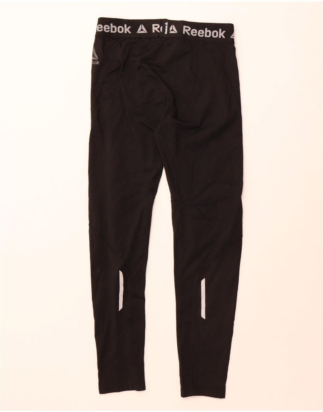 Reebok Herre Grafiske Leggings Medium Sort Polyester