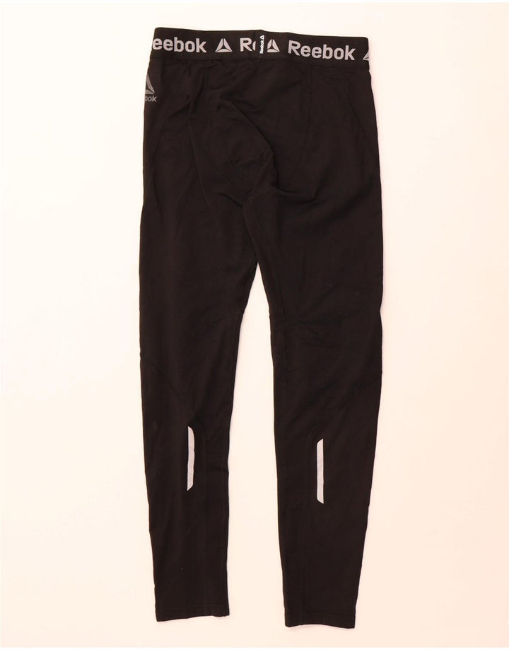 Reebok Herre Grafiske Leggings Medium Sort Polyester