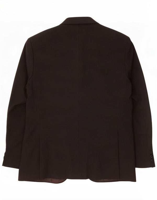 Marks & Spencer Herre 2-knaps blazerjakke UK 52 3XL Sort Polyester