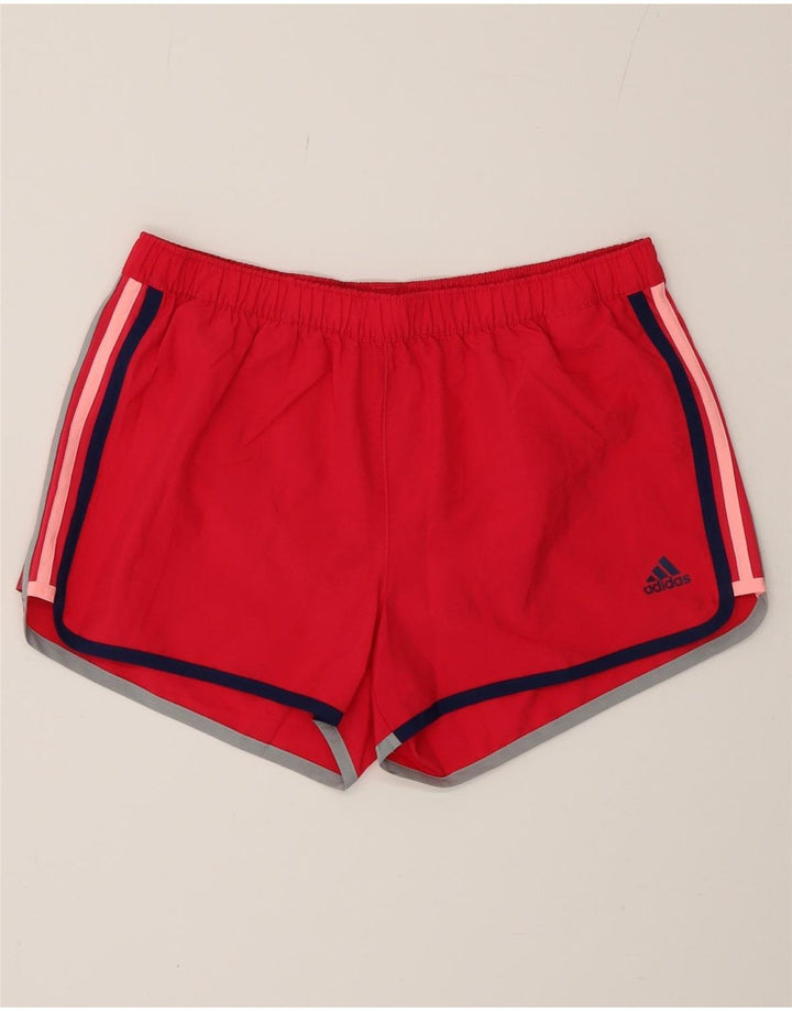 ADIDAS Climalite sportsshorts til kvinder UK 10 Small Pink Polyester