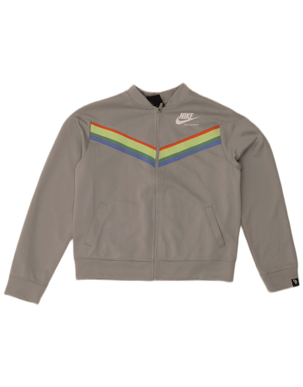 NIKE Piger Loose Fit træningsdragt topjakke 13-14 år XL Grå Colourblock