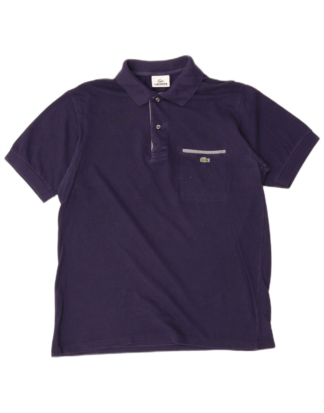 Lacoste herre poloskjorte str. 3 Lille marineblå bomuld