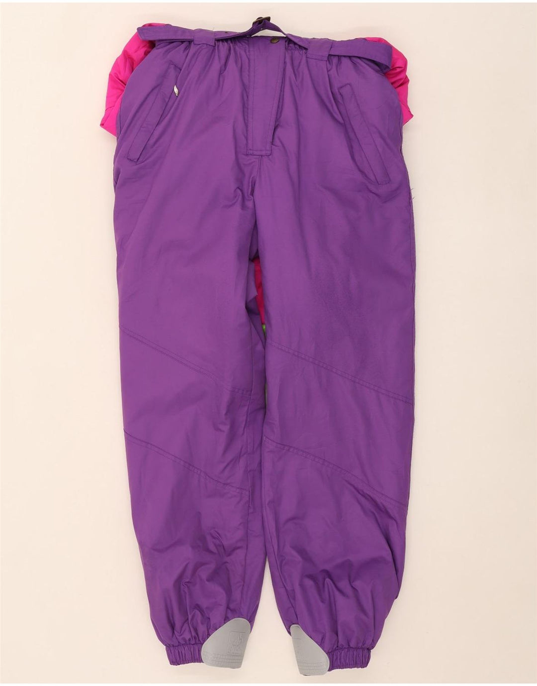 Dubin Dame Ski Jumpsuit UK 16 Large Purple Colourblock Polyester