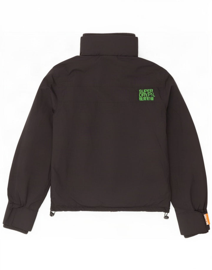 Superdry Regnjakke til mænd UK 40 Stor sort nylon