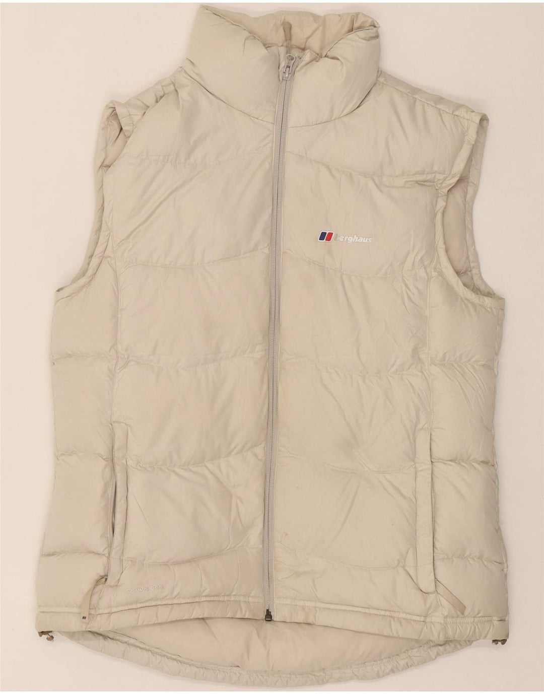 BERGHAUS Womens Padded Gilet UK 16 Large Beige Polyester Vintage Berghaus and Second-Hand Berghaus from Messina Hembry 