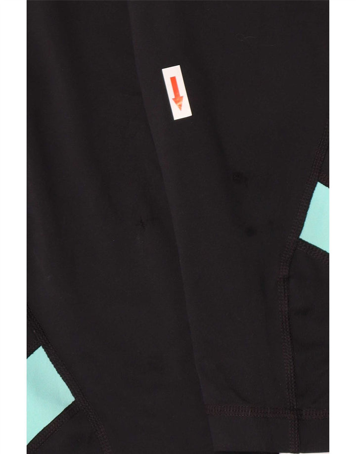 Fila Dame Capri Leggings UK 12 Medium Sort Colourblock