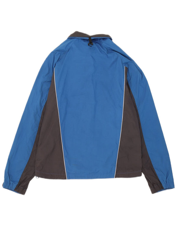 Nike Dame Clima-fit regnjakke UK 10/12 Medium Blue Colourblock
