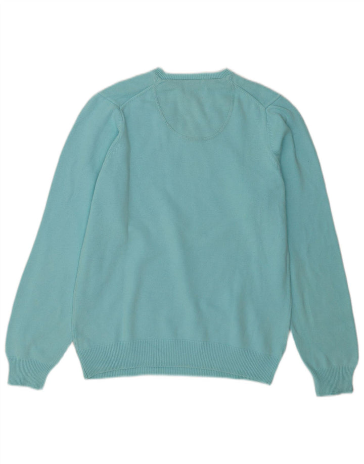 Marks & Spencer Herre Blue Harbor V-hals sweater lille turkis
