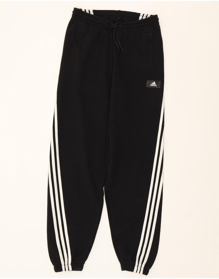 ADIDAS træningsdragt til kvinder Joggers UK 8/10 Small Black Bomuld