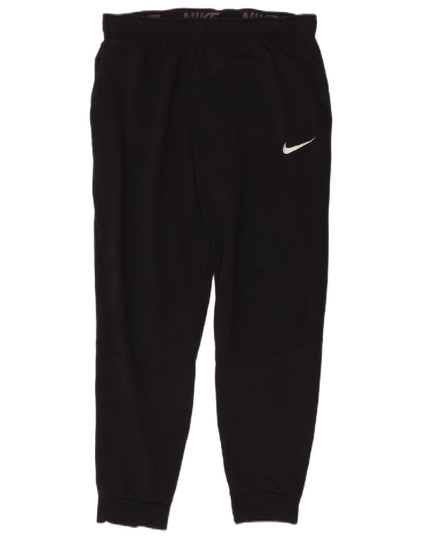 Nike Herre Dri Fit træningsdragt Bukser Joggers Large Sort Polyester