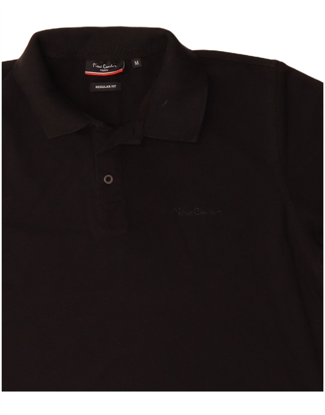Pierre Cardin Herre Regular Fit Polo Shirt Medium Sort Bomuld