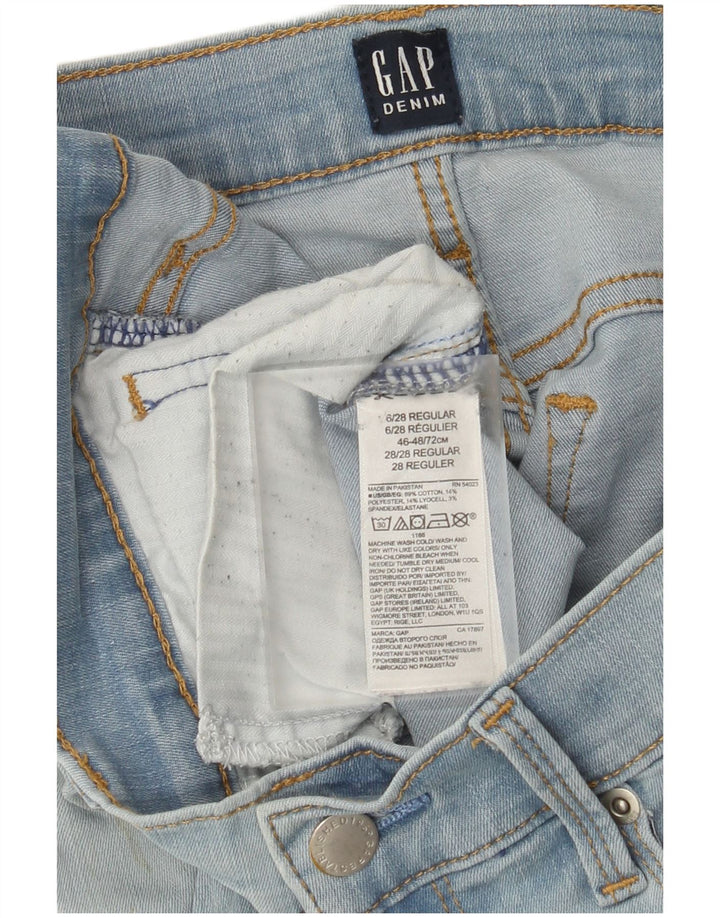 Gap Womens Regular Skinny Jeans W28 L28 Blue Cotton