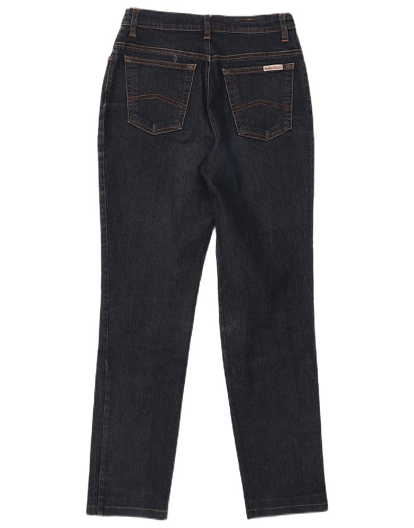 Marlboro Classics Dame Comfort Fit Tapered Jeans W28 L28 Navy Blue