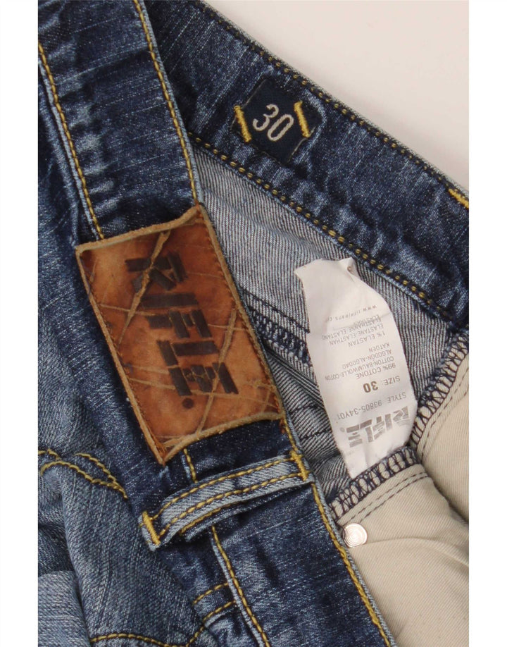 Rifle Dame Straight Jeans W30 L29 Blå Bomuld