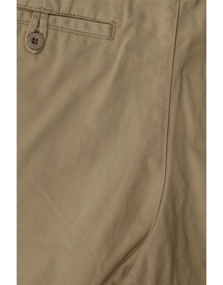MARKS & SPENCER Chino-shorts til mænd W34 Stor beige bomuld