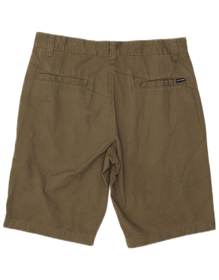 VOLCOM Chino Shorts til mænd W32 Medium Khaki Polyester